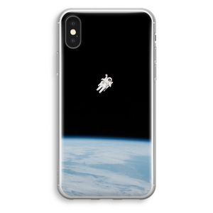 Alone in Space: iPhone X Transparant Hoesje