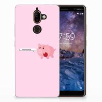 Nokia 7 Plus Telefoonhoesje met Naam Pig Mud