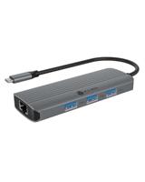 ICY BOX USB-C Docking Station (6-in-1) met 1x HDMI (4K 60Hz), 3X USB 3.2 HUB, 100W Power Delivery, Aluminium, Plug & Play, Windows & macOS, IB-DK4034a-CPD