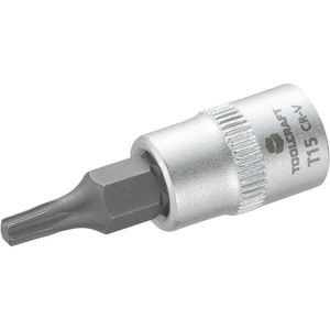 TOOLCRAFT T15 816081 T-profiel Dopsleutel-bitinzet T 15 1/4 (6.3 mm)