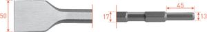 Rotec 6-kant Spadebeitel 50x280mm 6-kant ø17,0 / ø13x45 - 2155020