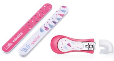 Nuby nagelverzorgingsset junior 16,5 cm roze 3-delig Nuby nagelverzorgingsset junior 16,5 cm roze 3-delig