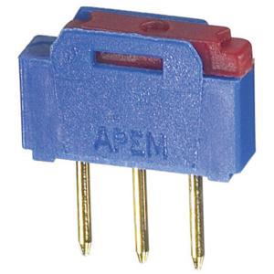 APEM NK236 NK236 Schuifschakelaar 12 V/AC 0.5 A 1x aan/aan 1 stuk(s)