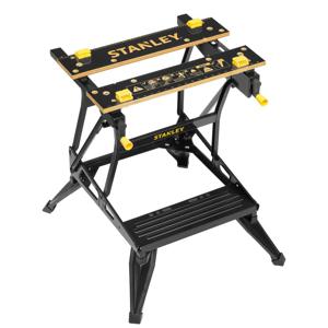 STANLEY STST83400-1 Stanley Workmate met Bambus-werkblad en dubbele werkhoogte, belastbaar tot 250 kg (b x h x d) 61.2 x 17 x 78 cm