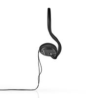 Nedis HPWD1105BK hoofdtelefoon/headset Hoofdtelefoons Bedraad Helm Muziek Zwart - thumbnail