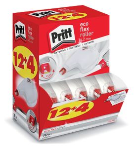 Correctieroller Pritt 4.2mmx10m eco flex valuepack ÃƒÆ' 12+4 gratis