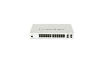 Fortinet | FS-224E | FortiSwitch-224E L2/L3 Switch - 24x GE RJ45 poorten, 4x GE SFP Slots. Geschikt voor de FortiGate Switch controller.