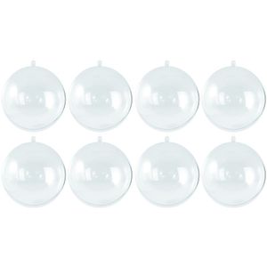 40x Kerstballen om te vullen 7 cm   -