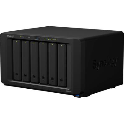 Synology DiskStation DS1618+ data-opslag-server C3538 Ethernet LAN Desktop Zwart NAS
