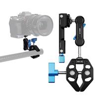 Sirui Alien-serie magische camera arm met telefoonklem, krabvormige scharnierende camerabeklem, zwart