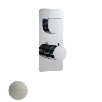 Sub 200 afdekset voor inbouw douchemengkraan met omstelling 22 x 9,5 cm, geborsteld rvs Sub 200 afdekset voor inbouw douchemengkraan met omstelling 22 x 9,5 cm, geborsteld rvs