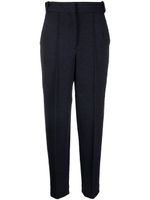 Tory Burch pantalon de tailleur à taille haute - Bleu - thumbnail