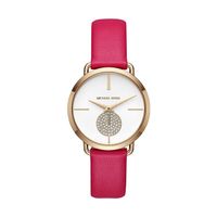 Horlogeband Michael Kors MK2710 Leder Roze 16mm - thumbnail