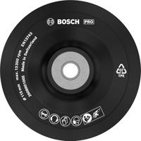 Bosch 1x PRO Backing Pad voor kleine haakse slijpers, M14, zacht (Ø 115 mm, Professional Accessoires Kleine haakse slijper)