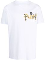 Philipp Plein t-shirt en coton à logo imprimé - Blanc