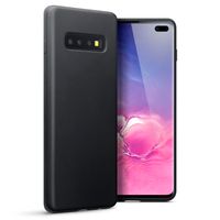 Qubits - Softcase hoes - Samsung Galaxy S10 Plus - Zwart