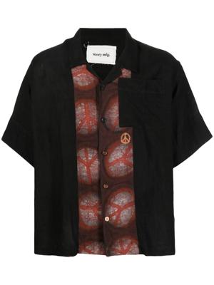 STORY mfg. Linnen overhemd - Zwart