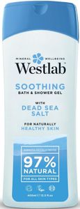 Westlab Bad & douche gel dode zeezout verzorgend (400 ml)