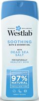 Westlab Bad & douche gel dode zeezout verzorgend (400 ml) - thumbnail