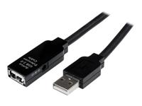 .com 10m USB 2.0 actieve verlengkabel - M/F - USB-verlengkabel - USB (V) naar USB (M) - USB 2.0 - 10 m - actief