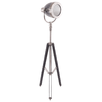 Vloerlamp Strada Industrieel 95 cm Lood Met Ruw Nickel