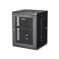 StarTech.com 15U Serverkast rack wand monteerbaar diepte tot 20" / 50 cm scharnierende behuizing - thumbnail