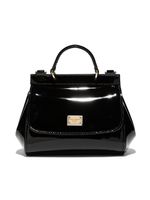 Dolce & Gabbana Kids sac porté épaule à anse dessus - Noir