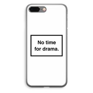 No drama: iPhone 8 Plus Transparant Hoesje