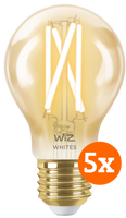 WiZ Smart Filament lamp Standaard Goud 5-pack - Warm tot Koelwit Licht - E27