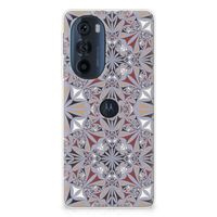 Motorola Edge 30 Pro TPU Siliconen Hoesje Flower Tiles - thumbnail