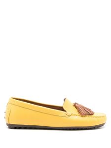 Sarah Chofakian mocassins Severine en cuir - Jaune