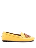 Sarah Chofakian mocassins Severine en cuir - Jaune