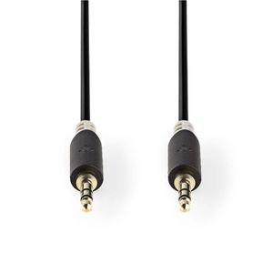 Nedis CABW22000AT20 Stereo Audiokabel 3,5 Mm Male - 3,5 Mm Male 2,0 M Antraciet