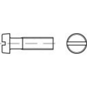 TOOLCRAFT TO-5381202 Cilinderschroeven M8 18 mm Sleuf DIN 84 Staal Galvanisch verzinkt 100 stuk(s)