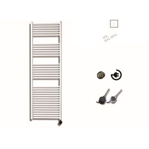 Elektrische Design Radiator Sanicare Plug En Play 172 x 45 cm Wit Thermostaat Zwart 920 Watt Sanicare