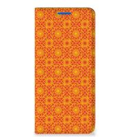 OPPO Reno6 5G Hoesje met Magneet Batik Oranje