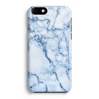 Blauw marmer: Volledig Geprint iPhone 7 Hoesje - thumbnail