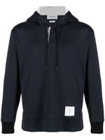 Thom Browne hoodie à manches longues - Bleu