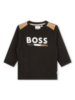 BOSS Kidswear t-shirt à logo imprimé - Noir - thumbnail