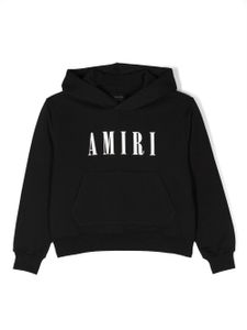 AMIRI KIDS hoodie en coton à logo imprimé - Noir