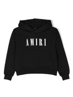 AMIRI KIDS hoodie en coton à logo imprimé - Noir - thumbnail