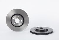 Remschijf COATED DISC LINE BREMBO, Remschijftype: Binnen geventileerd, u.a. für Renault