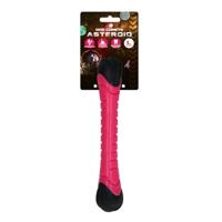 Dog Comets Asteroid werphout - 31 cm - hondenspeelgoed - apporteerspeelgoed - waterdicht - om te tandjes - maat L - roze