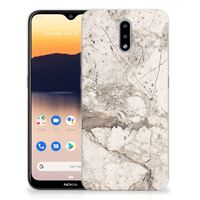 Nokia 2.3 TPU Siliconen Hoesje Marmer Beige - thumbnail