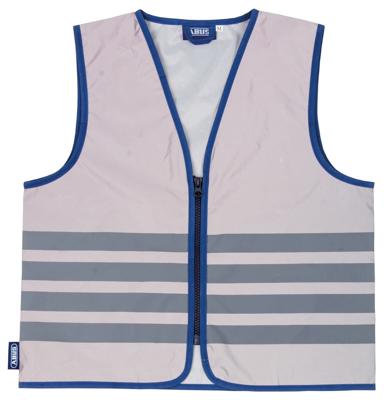 Abus reflectievest Lumino Urban kids grijs Abus reflectievest Lumino Urban kids grijs