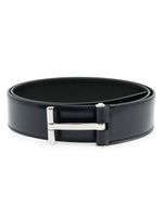 TOM FORD ceinture en cuir à boucle T - Bleu - thumbnail