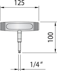 Gedore 763-08 1947990 Momentsleutel 1/4 (6.3 mm) 8 - 8 Nm