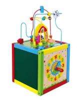 Viga Toys activiteitenkubus 30 x 30 x 55 cm