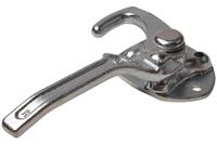 Haakse hendelsluiting rechts, met automatische knoopbeveiliging