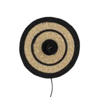 Mica Decorations Wandlamp Jinx - 30x8.5x30 cm - Jute - Bruin - thumbnail